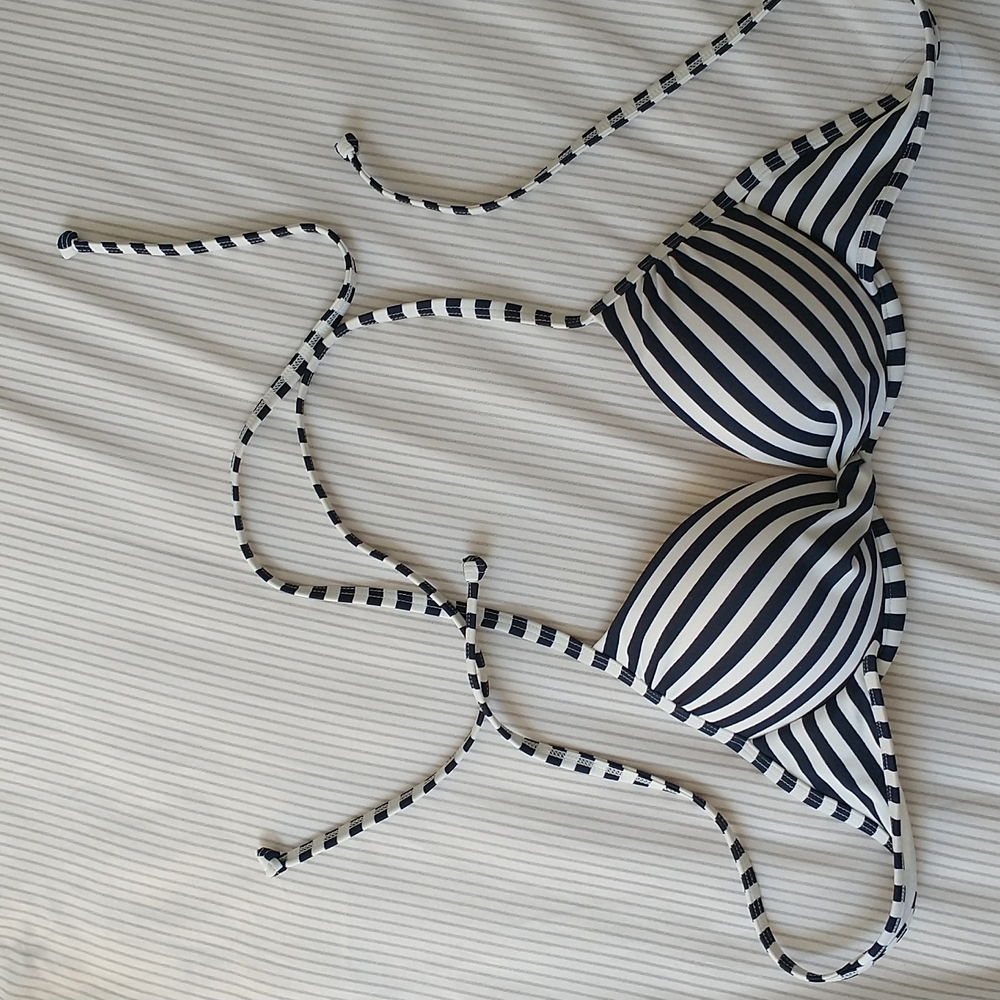 Old Navy Striped Bikini Top XS